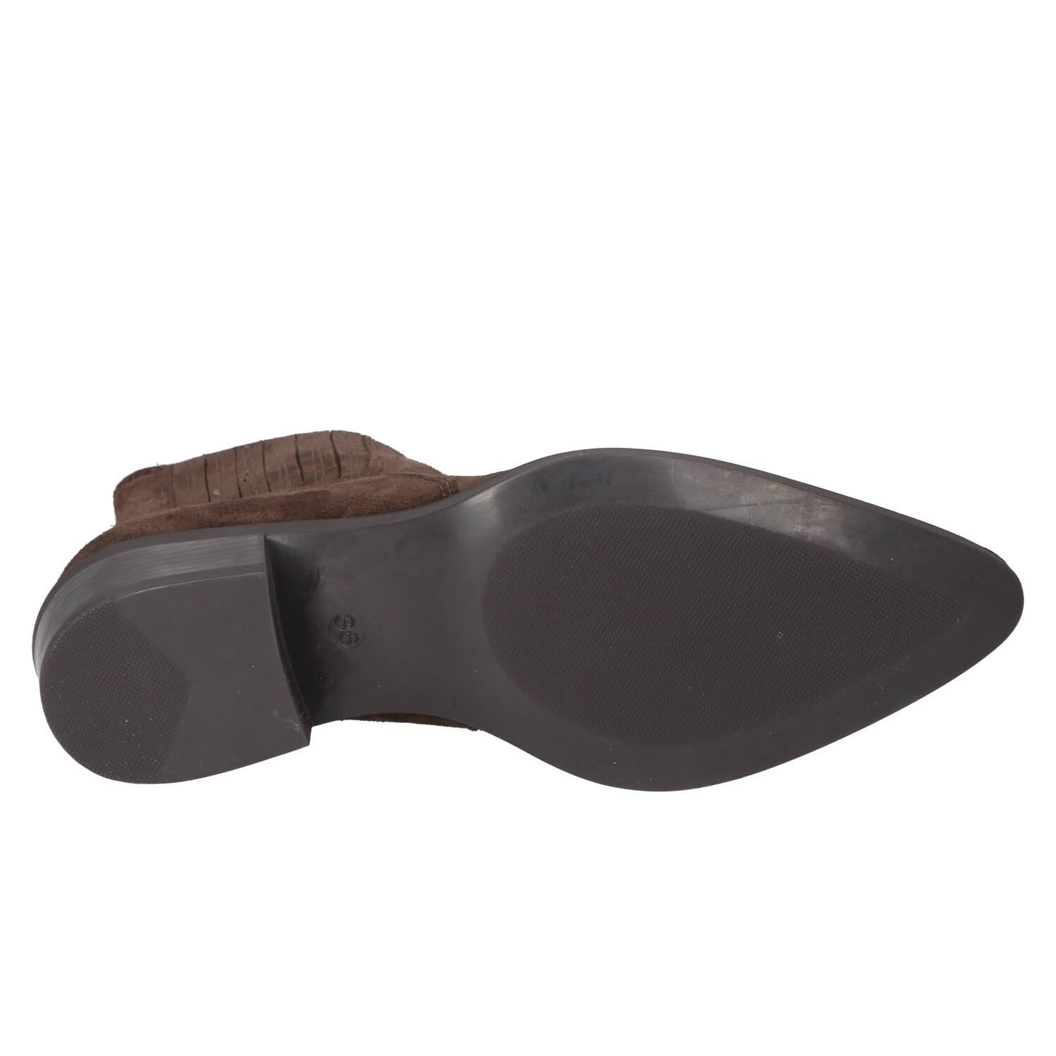 Booties, Donkerbruin