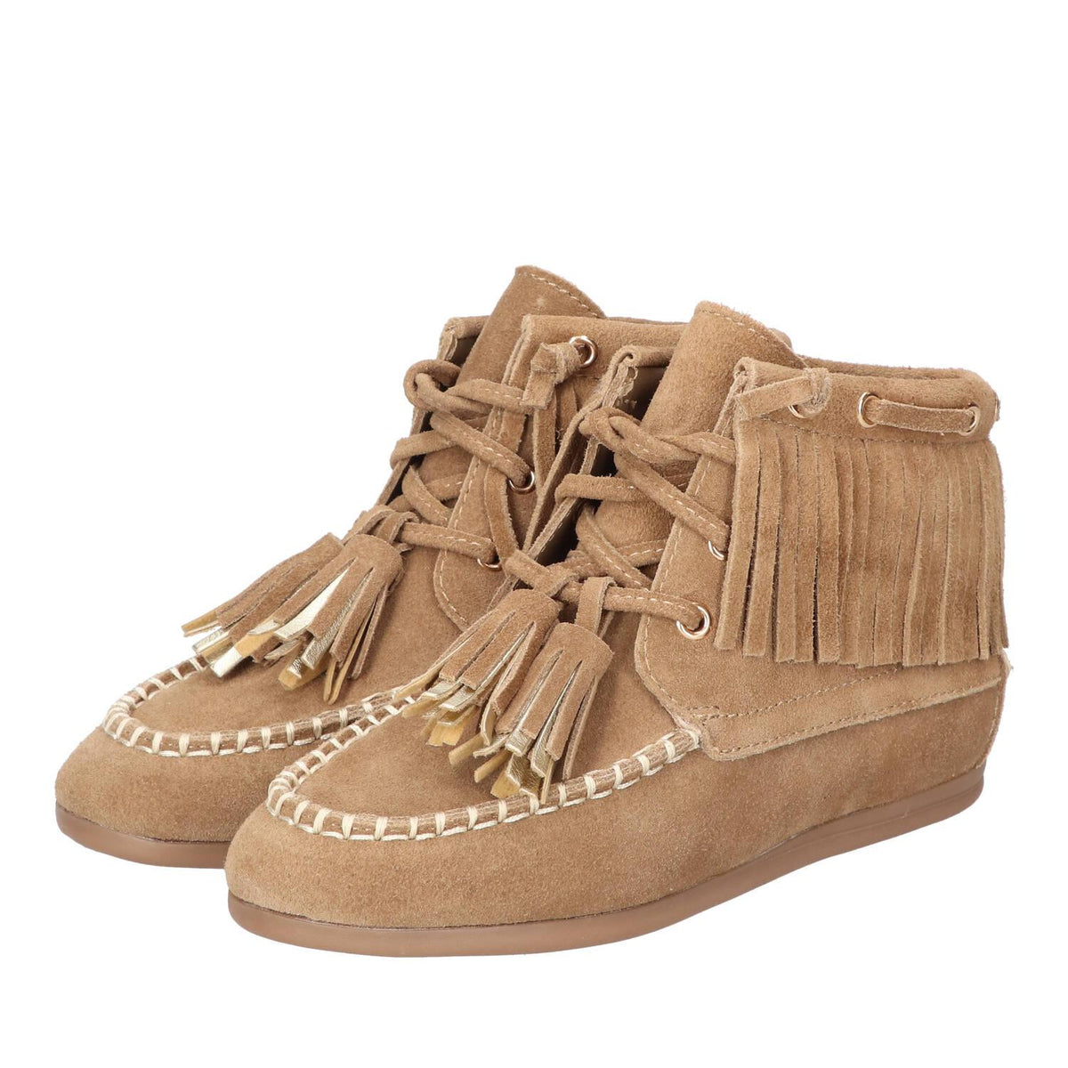 Booties, Cognac