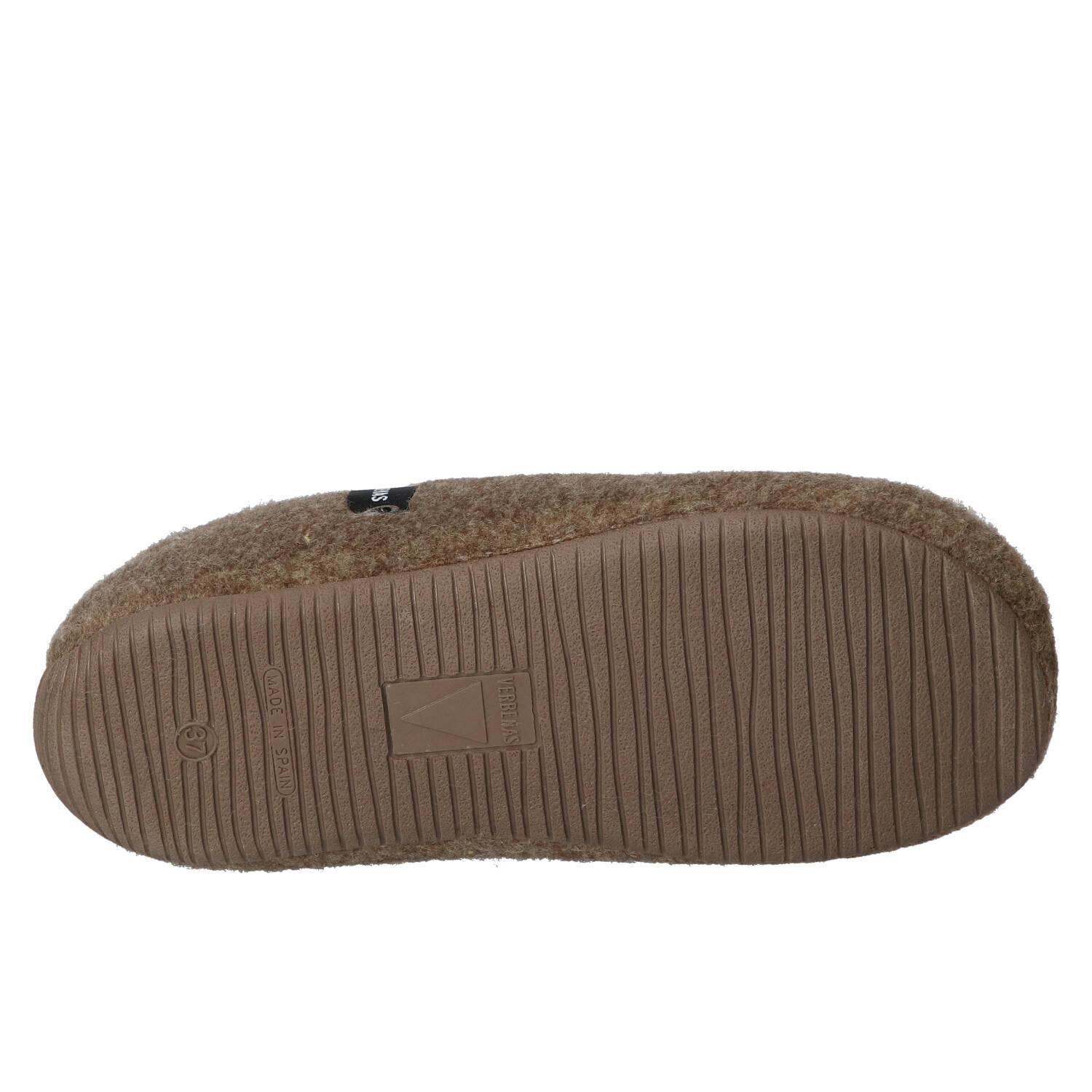 Pantoffels, Donkerbruin