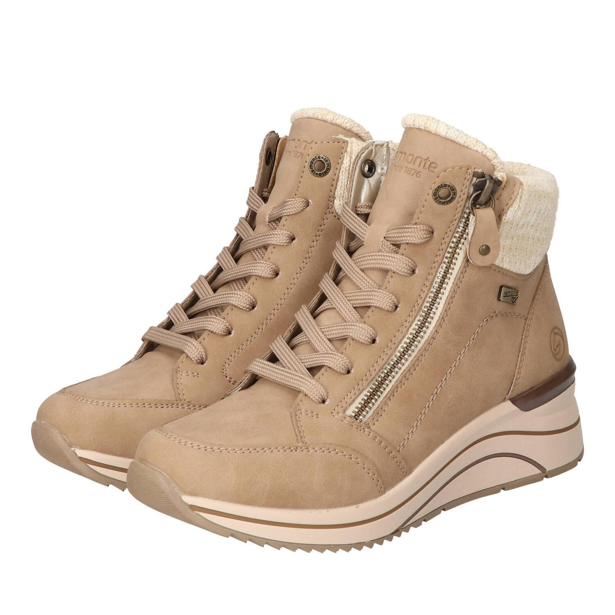 Booties, Lichtbeige