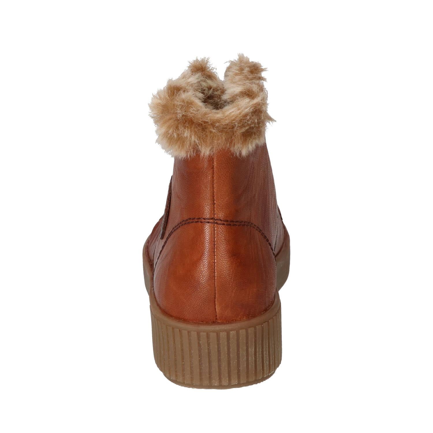 Booties, Cognac