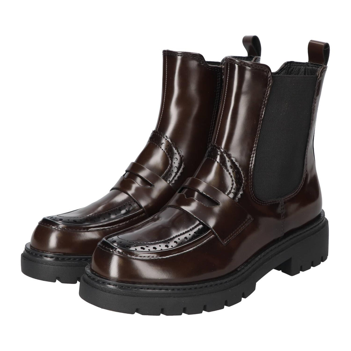 Booties, Donkerbruin