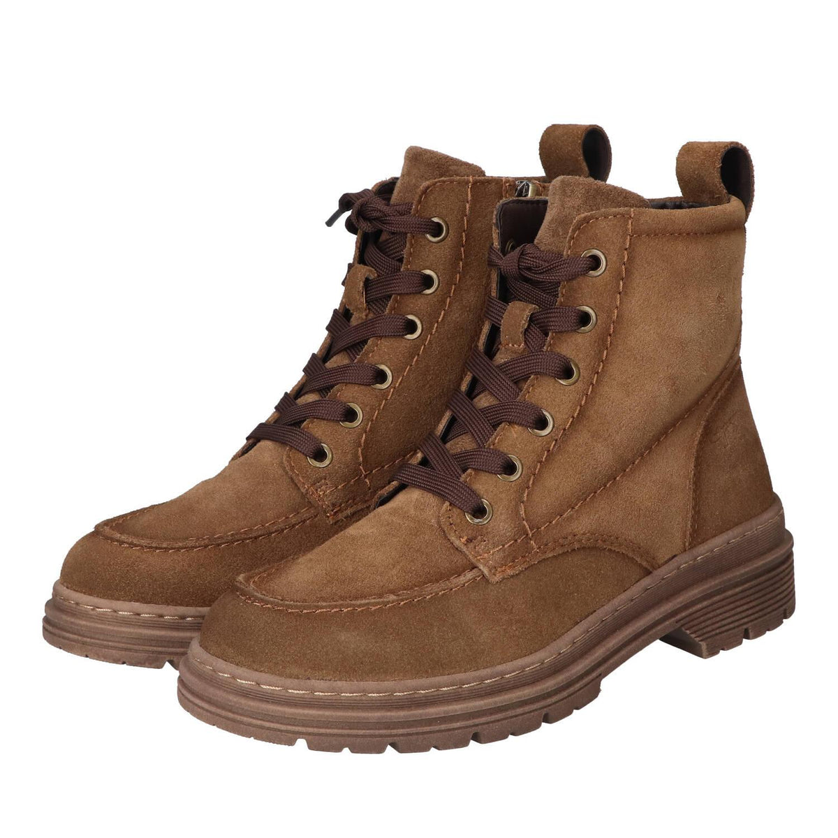 Booties, Cognac