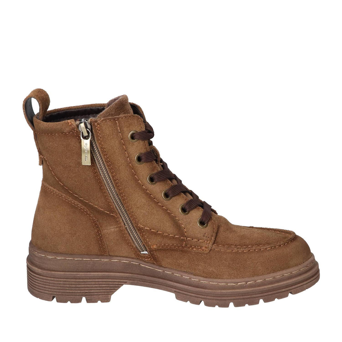 Booties, Cognac