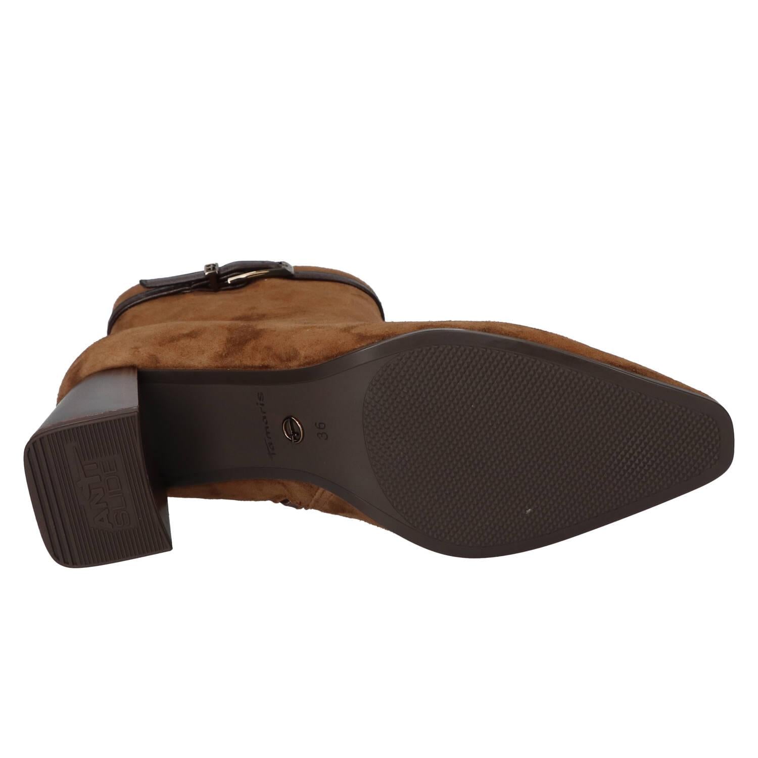 Booties, Cognac