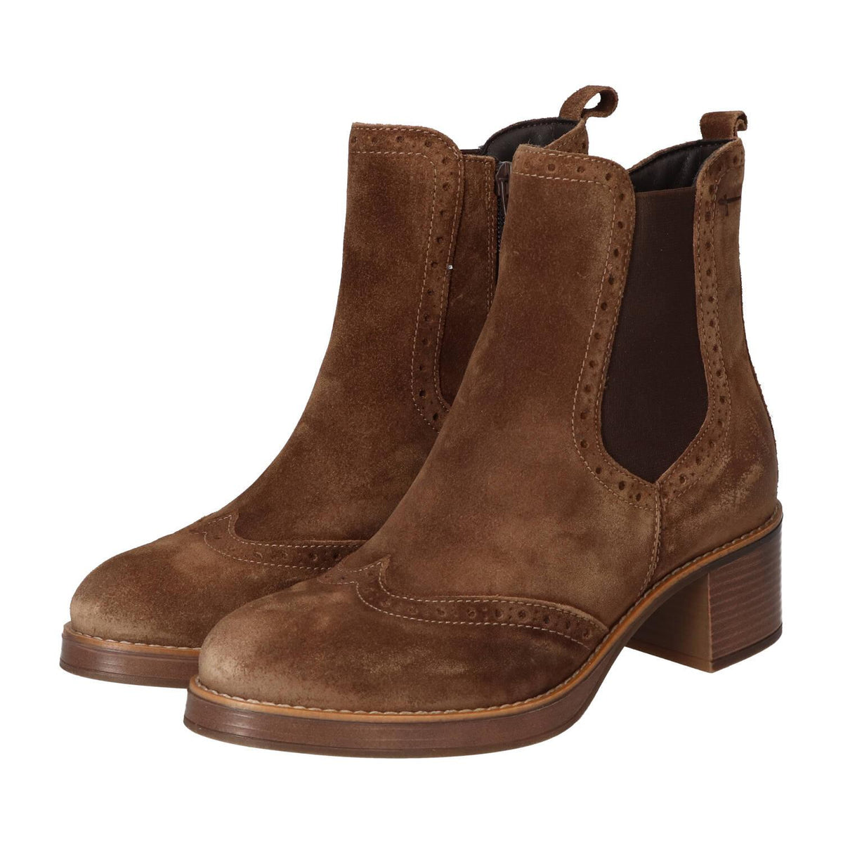 Booties, Cognac