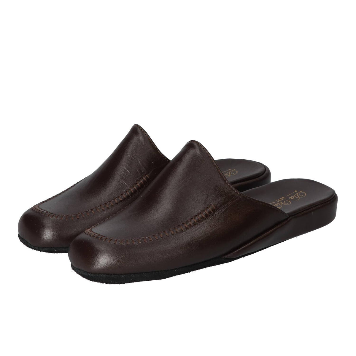 Pantoffels, Donkerbruin