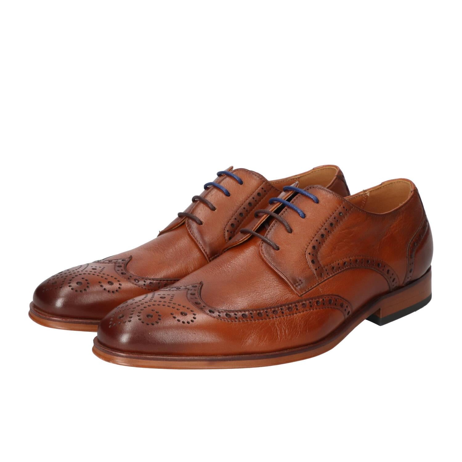 Veterschoenen, Cognac