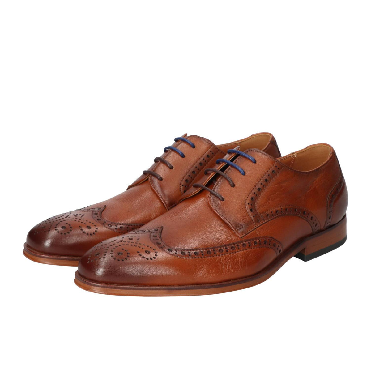 Veterschoenen, Cognac