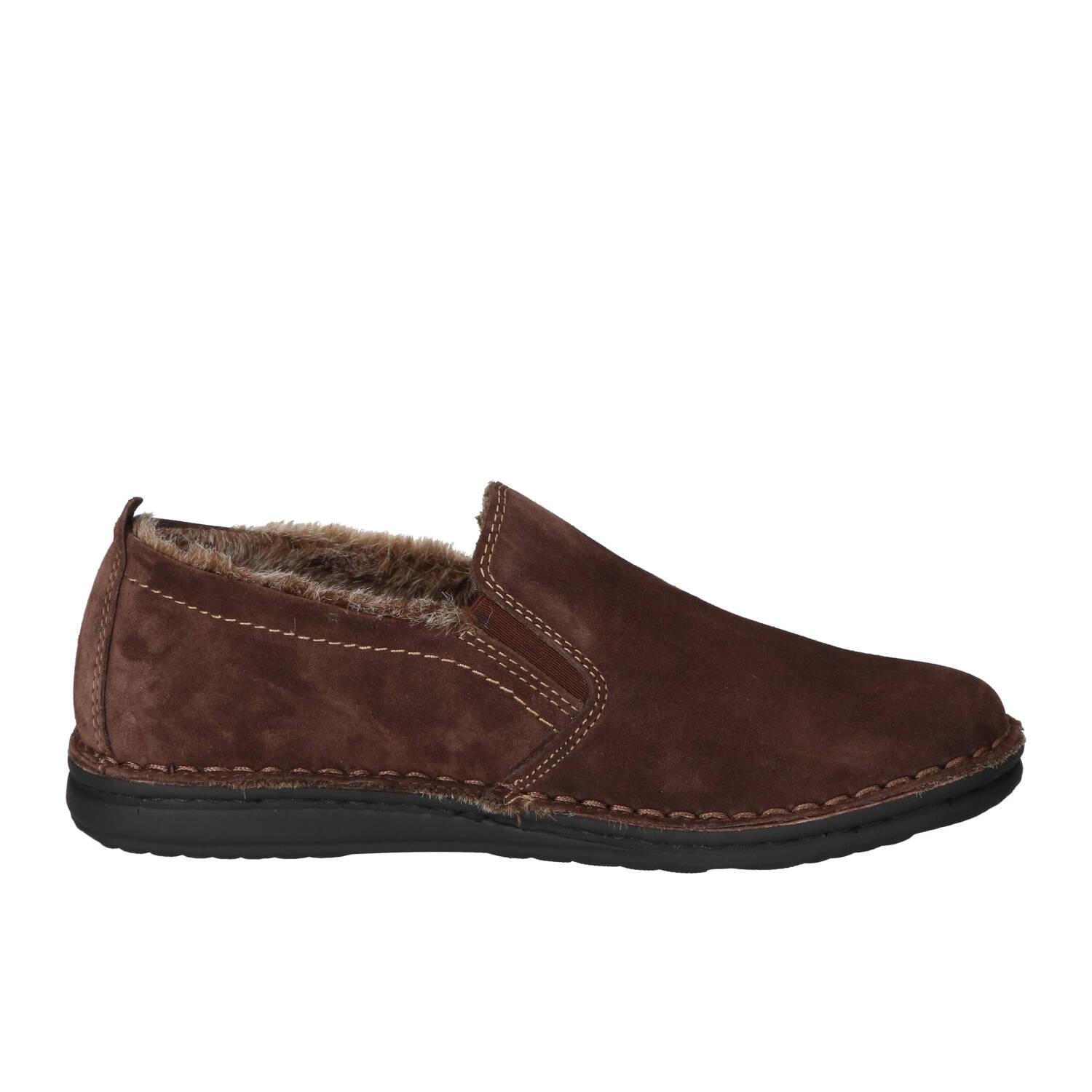 Pantoffels, Donkerbruin
