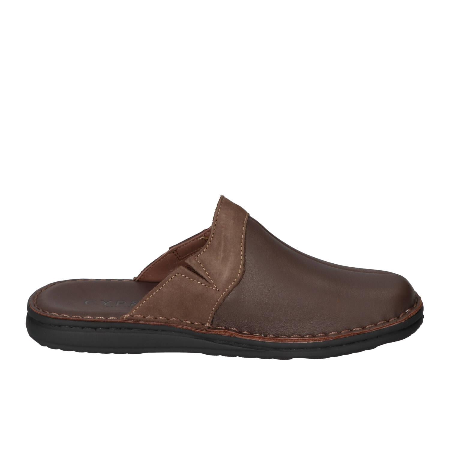 Pantoffels, Donkerbruin