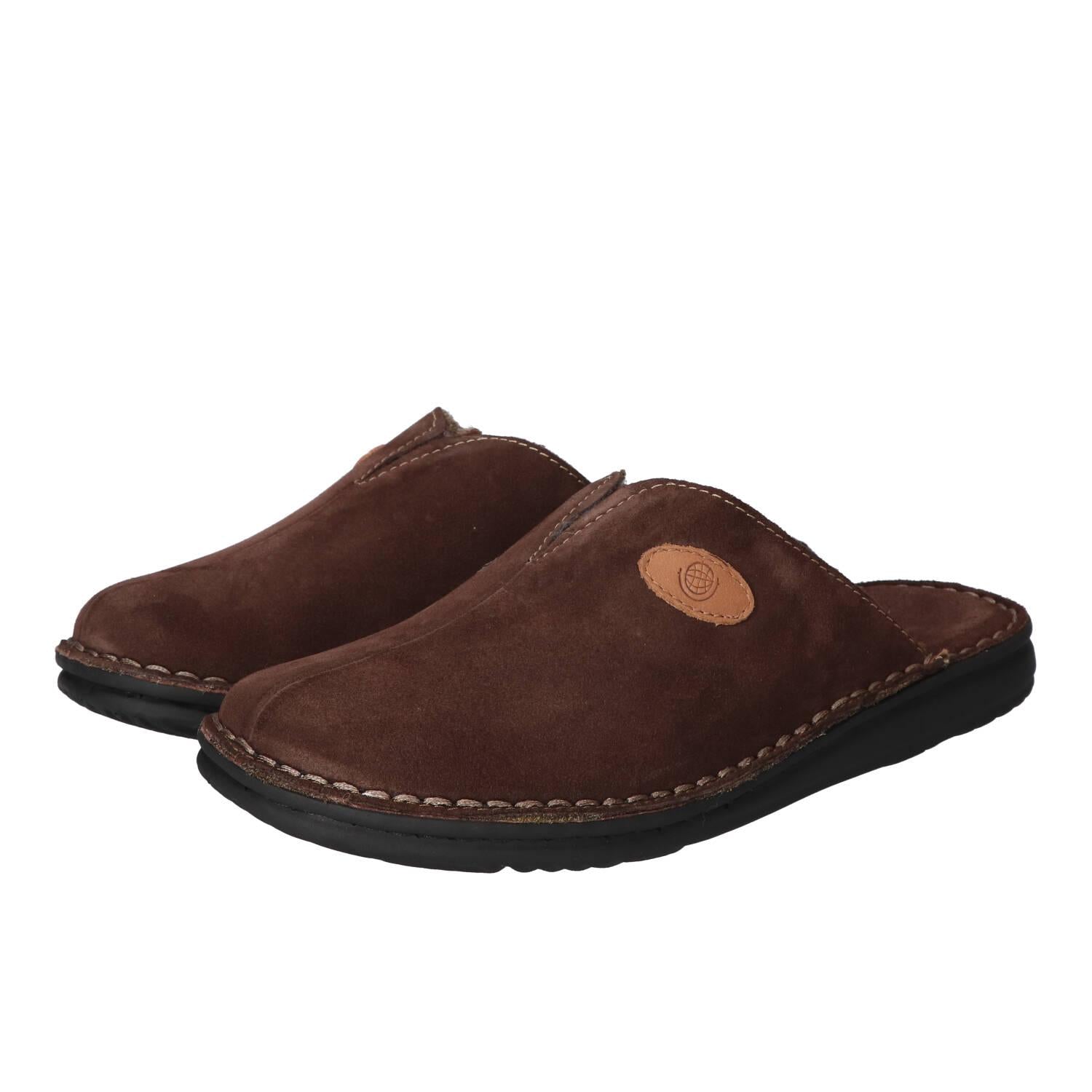 Pantoffels, Donkerbruin