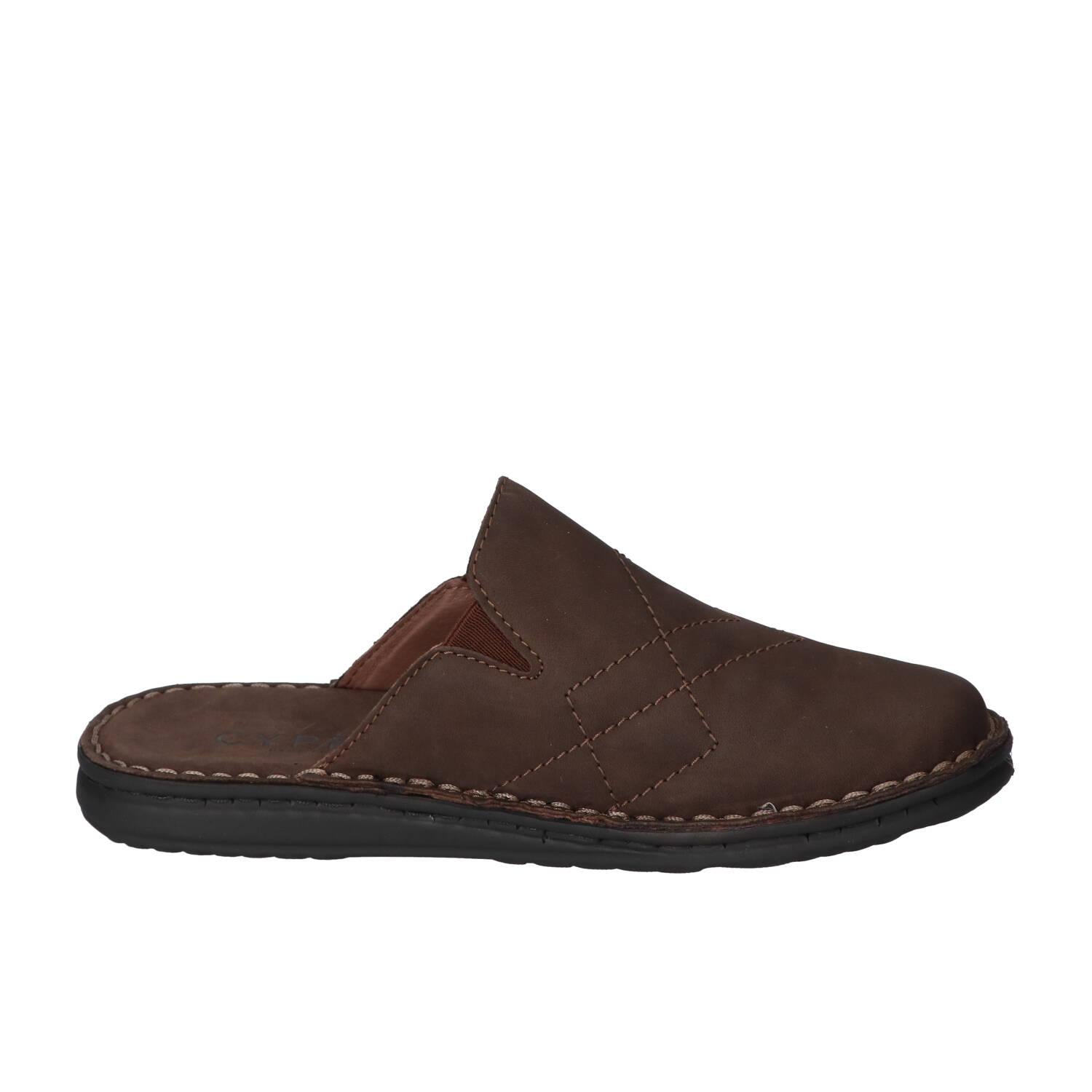 Pantoffels, Donkerbruin
