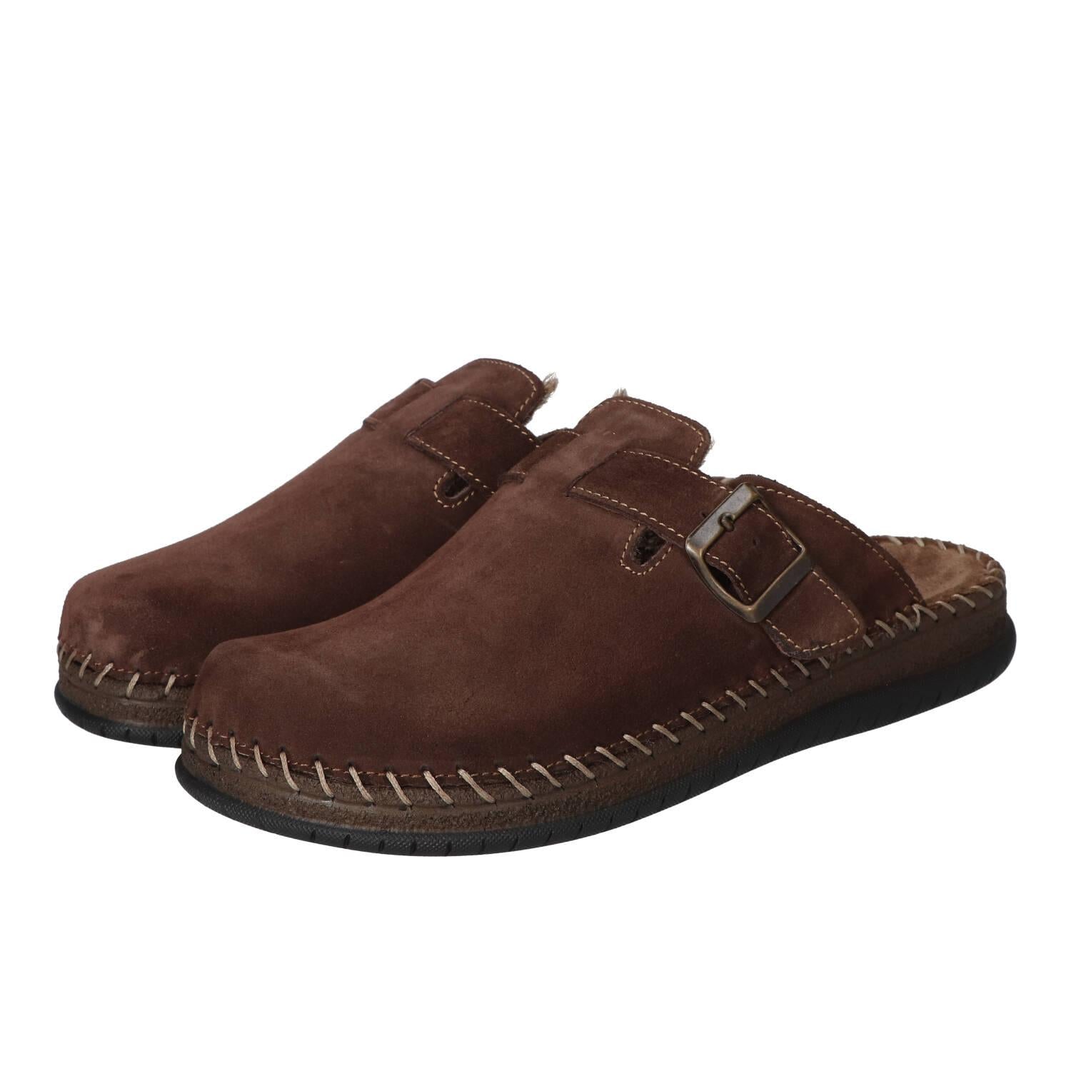 Pantoffels, Donkerbruin