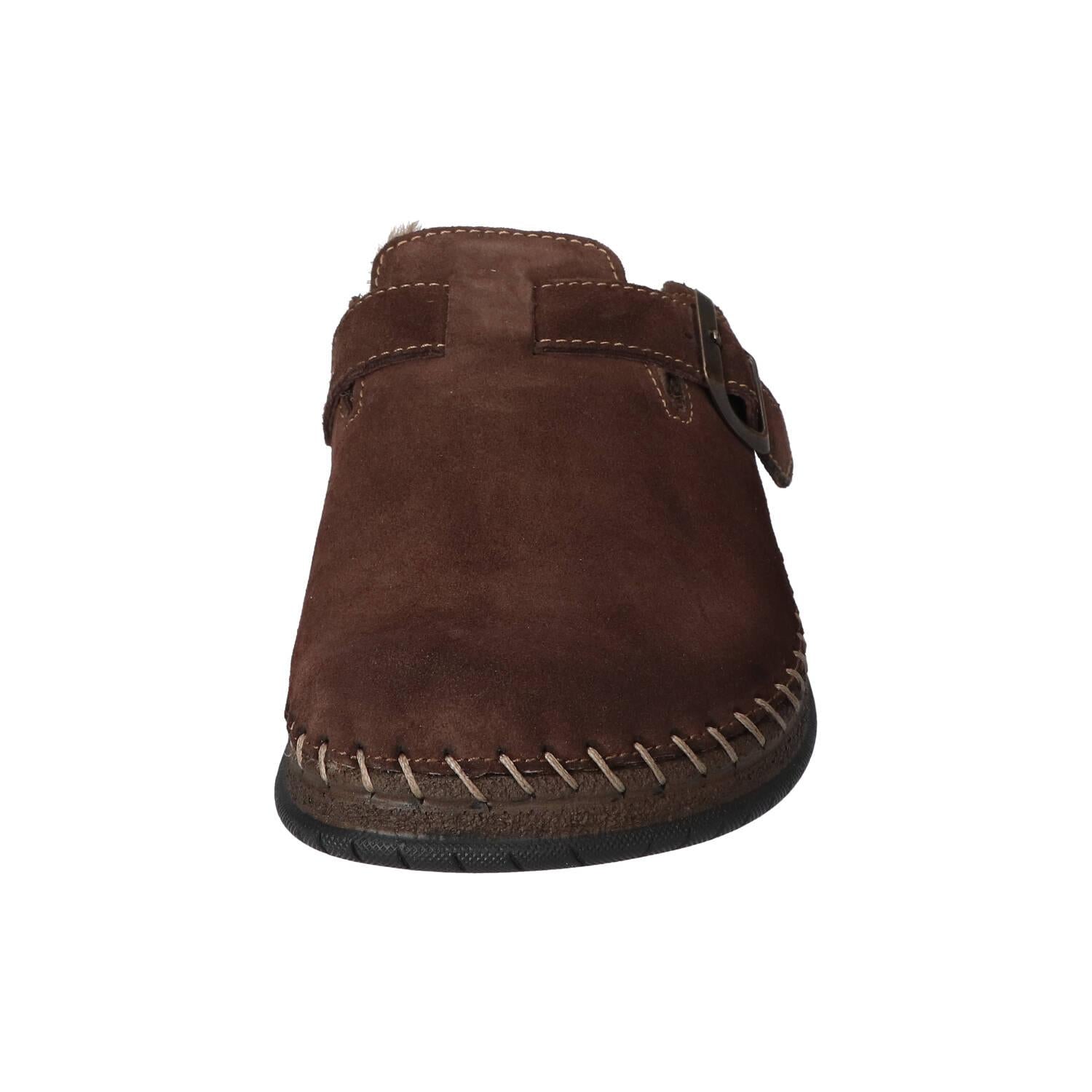 Pantoffels, Donkerbruin