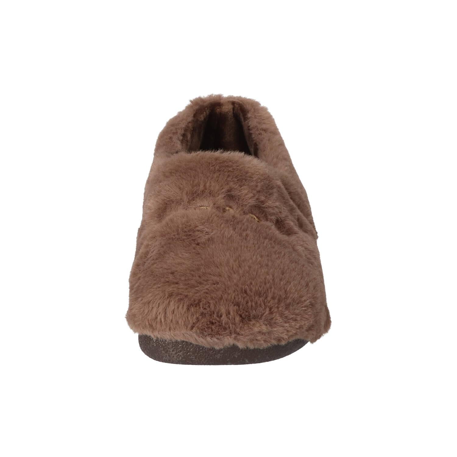 Pantoffels, Donkerbruin
