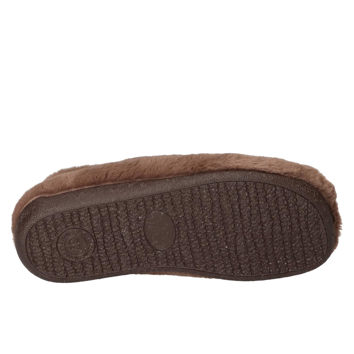 Pantoffels, Donkerbruin