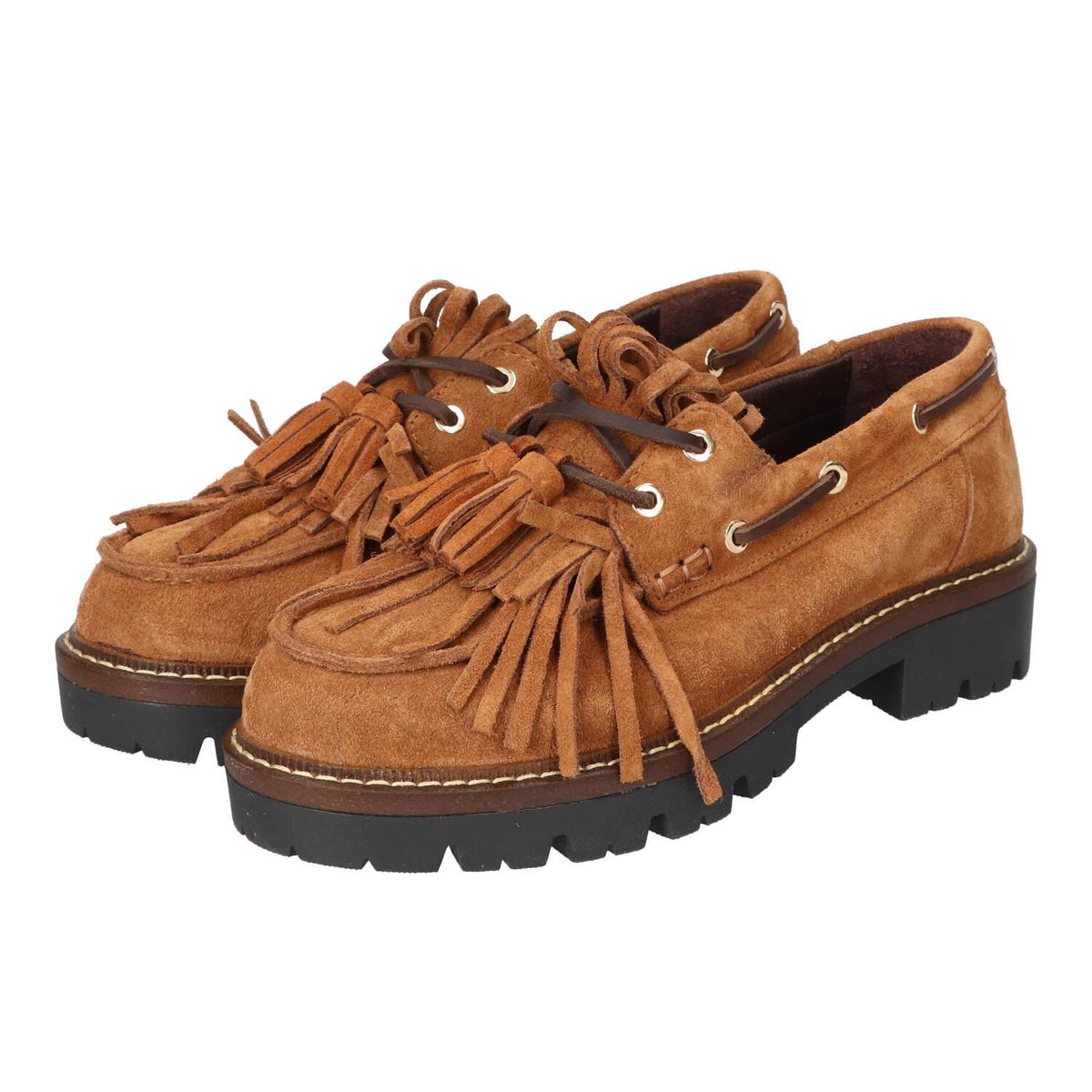 Veterschoenen, Cognac