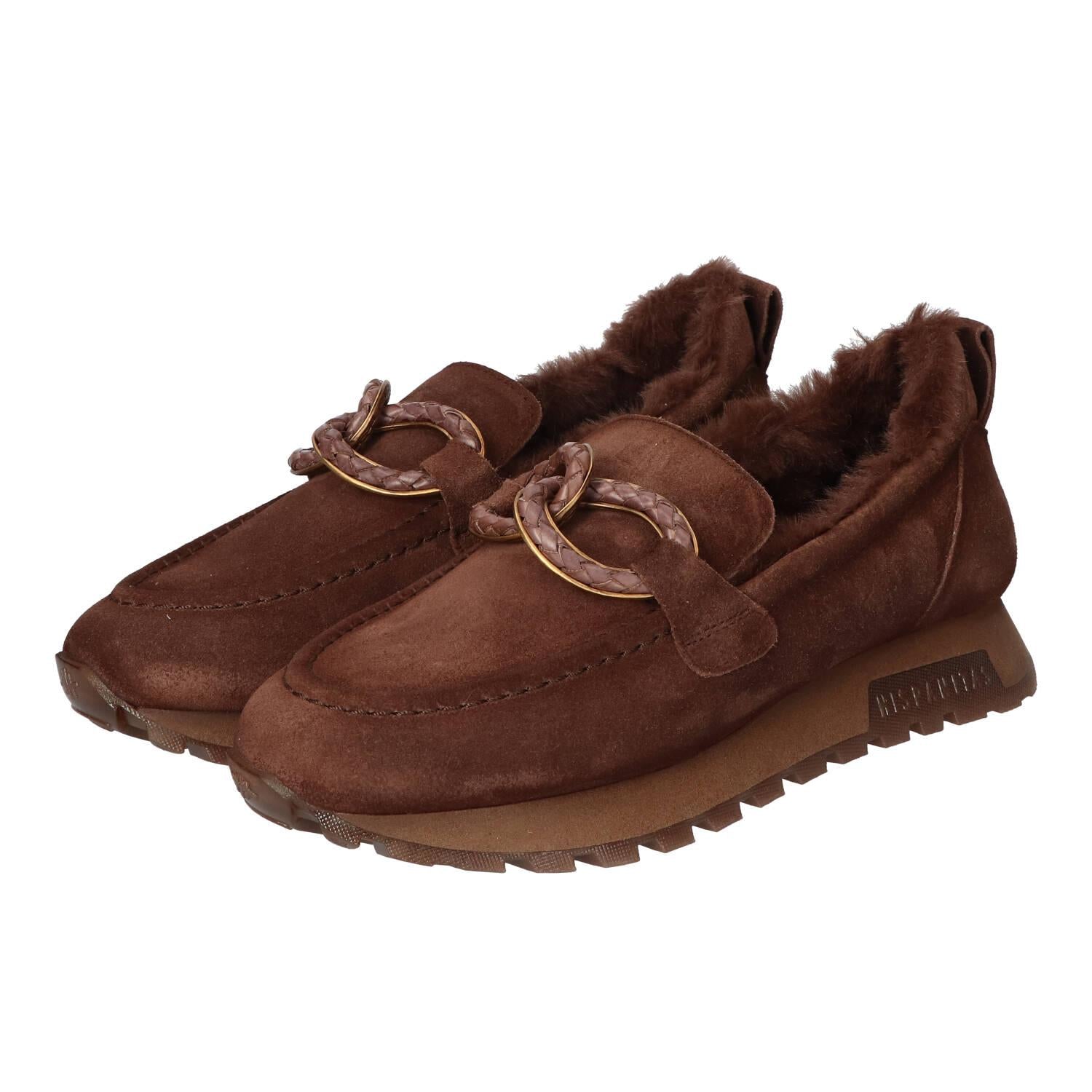 Instapschoenen, Donkerbruin