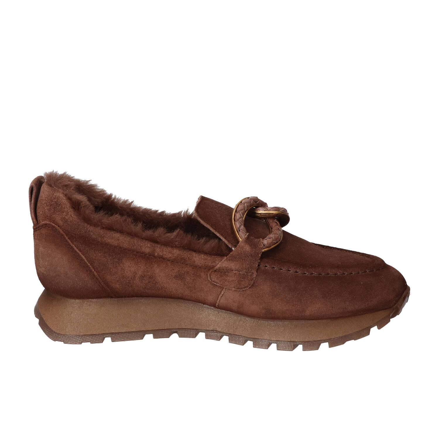 Instapschoenen, Donkerbruin