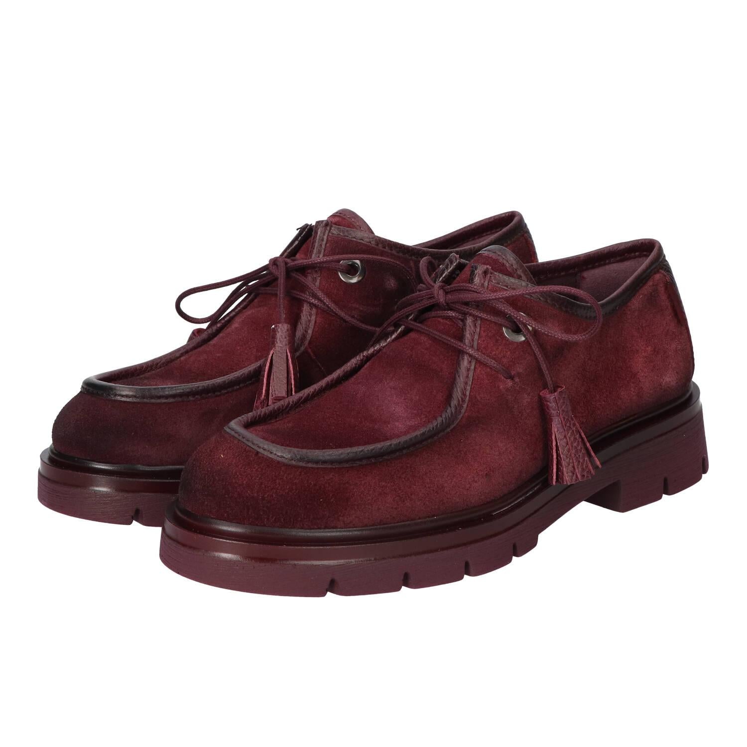 Veterschoenen, Bordeaux