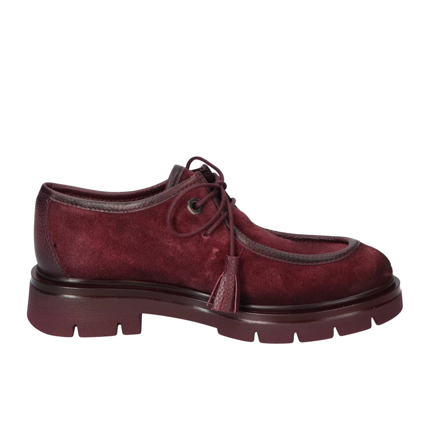 Veterschoenen, Bordeaux