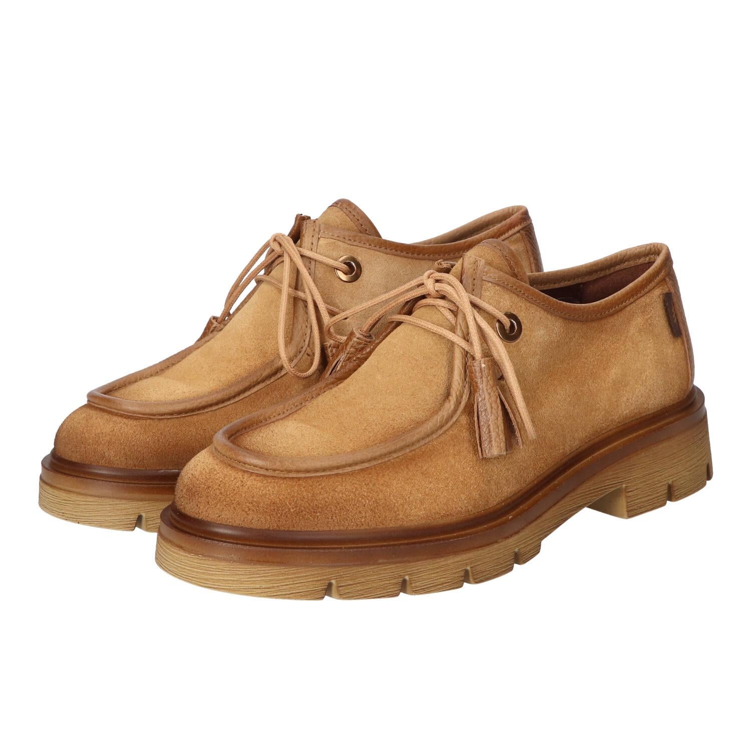 Veterschoenen, Cognac