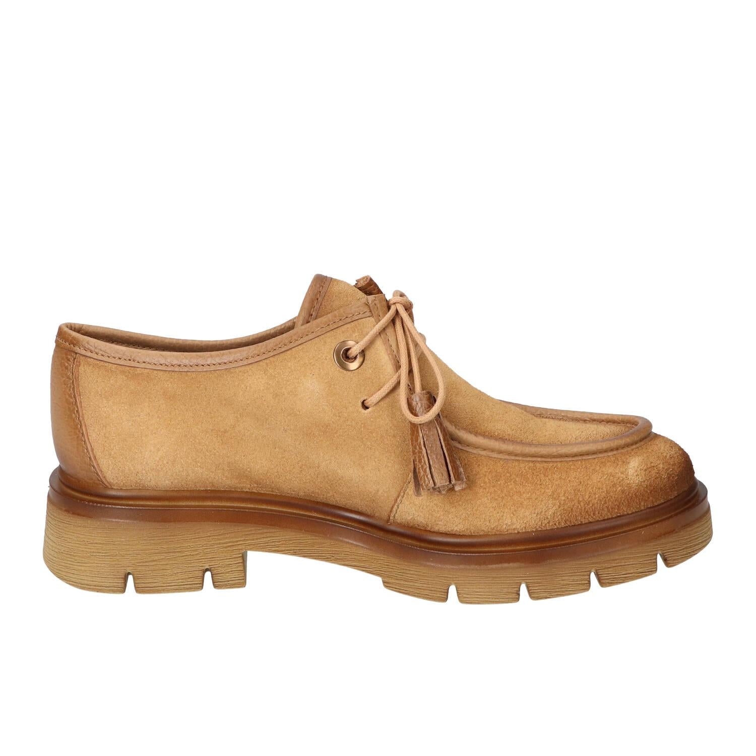 Veterschoenen, Cognac