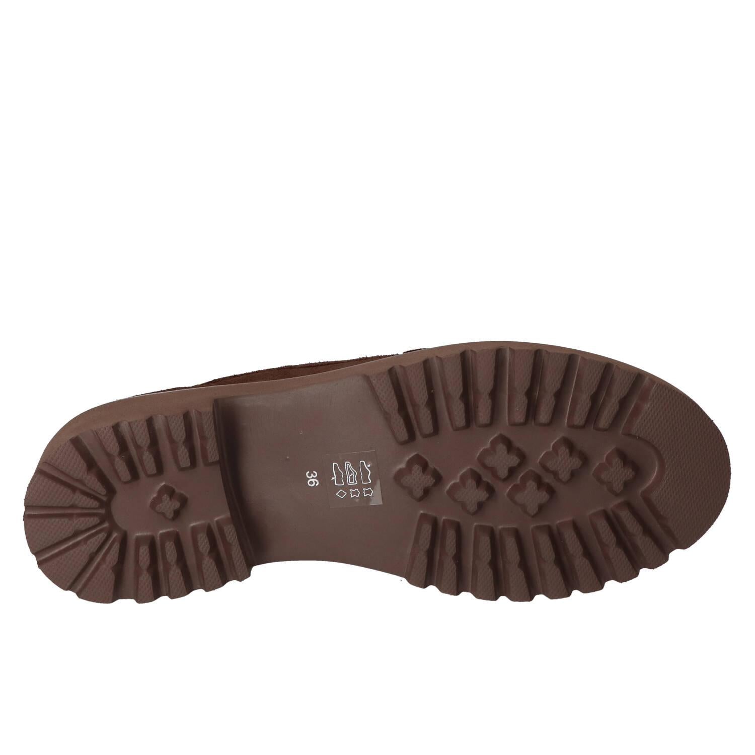 Instapschoenen, Donkerbruin