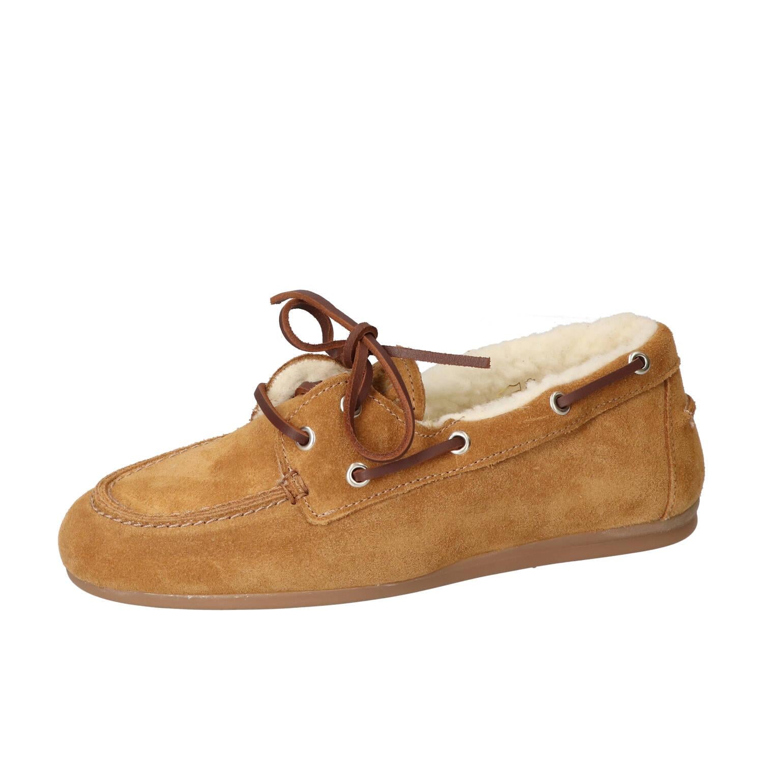 Veterschoenen, Lichtbeige