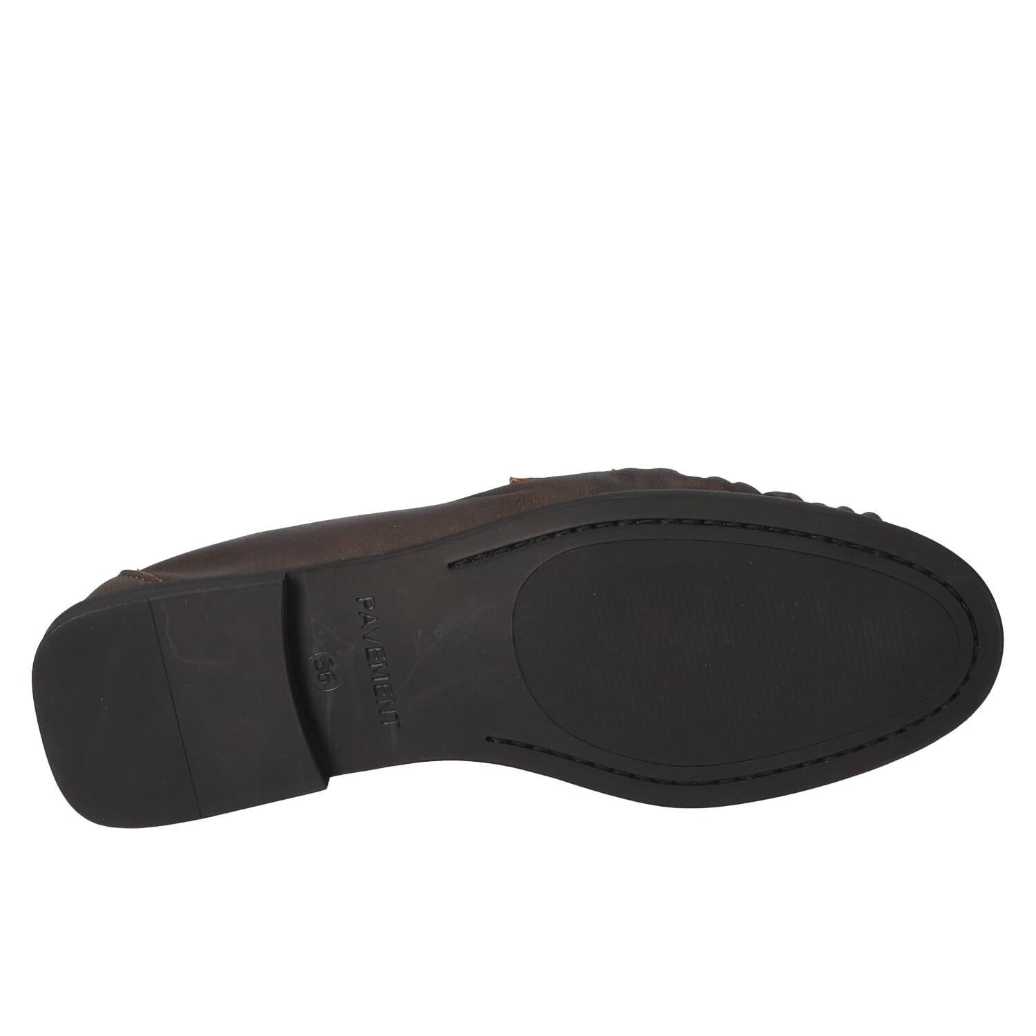 Instapschoenen, Donkerbruin