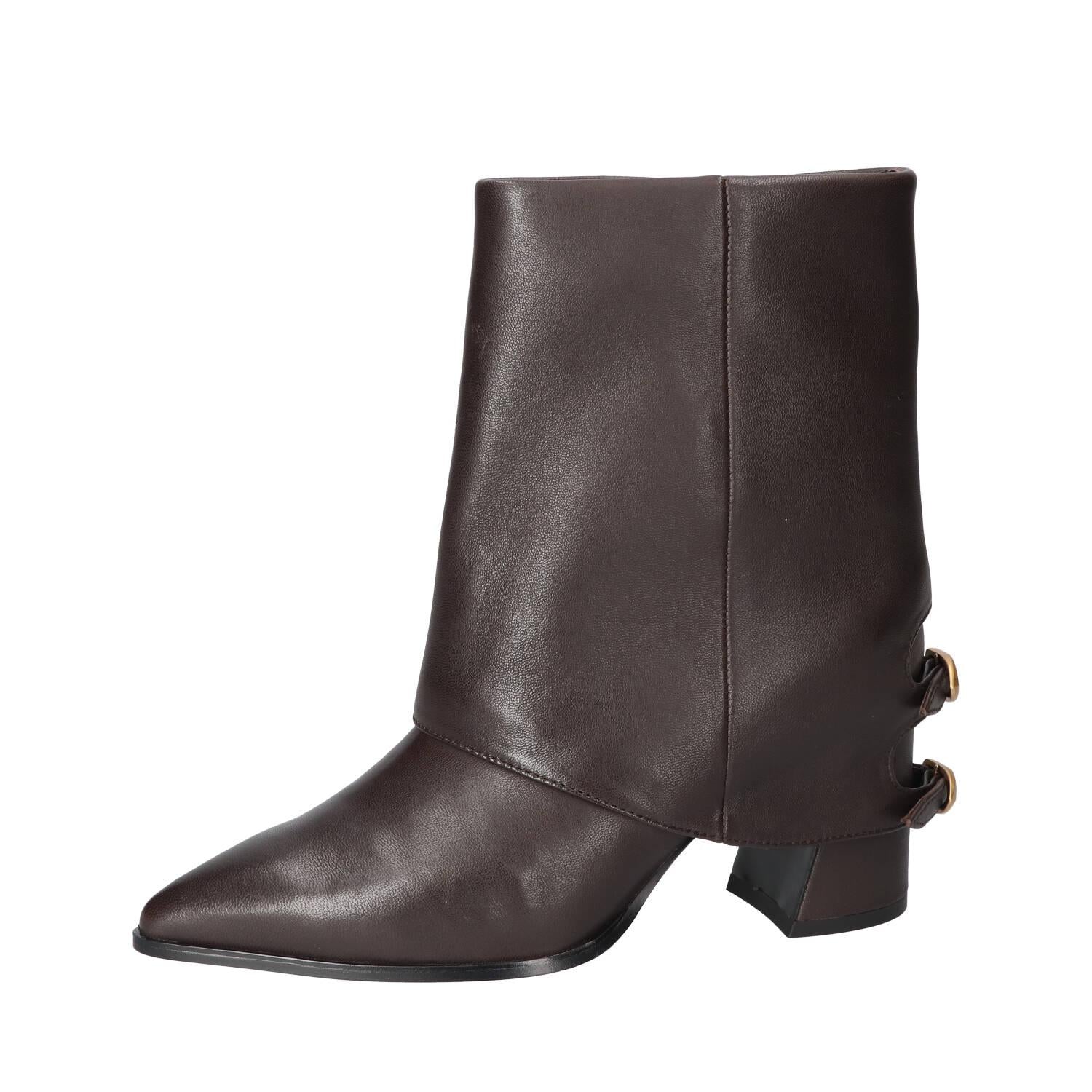 Booties, Donkerbruin
