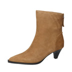 Booties, Cognac