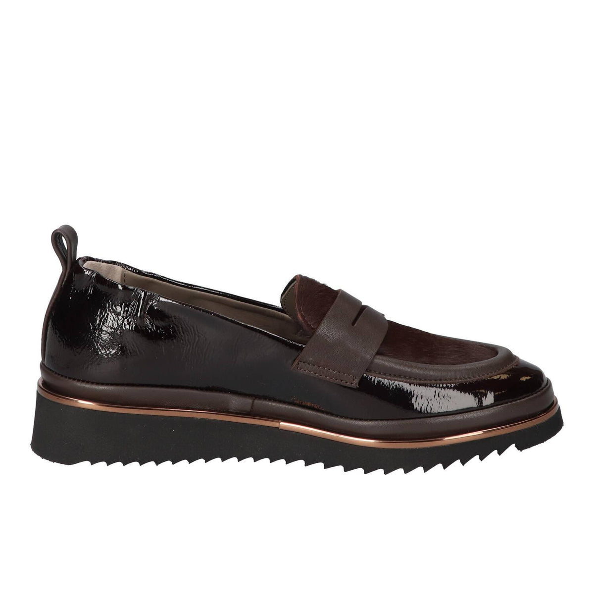 Instapschoenen, Donkerbruin