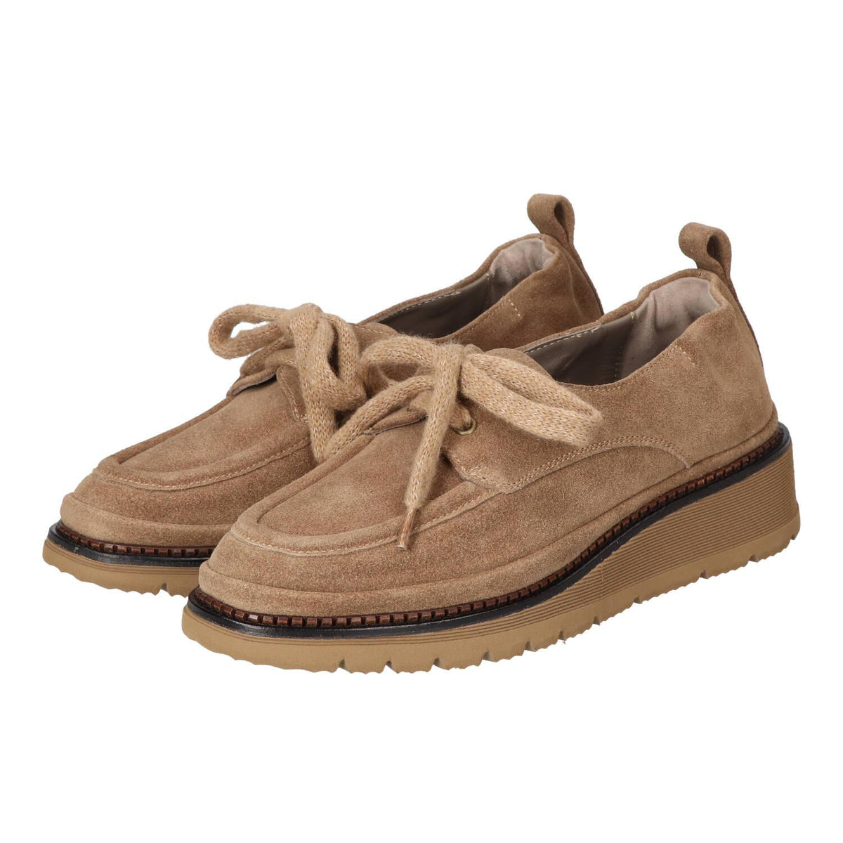 Veterschoenen, Taupe