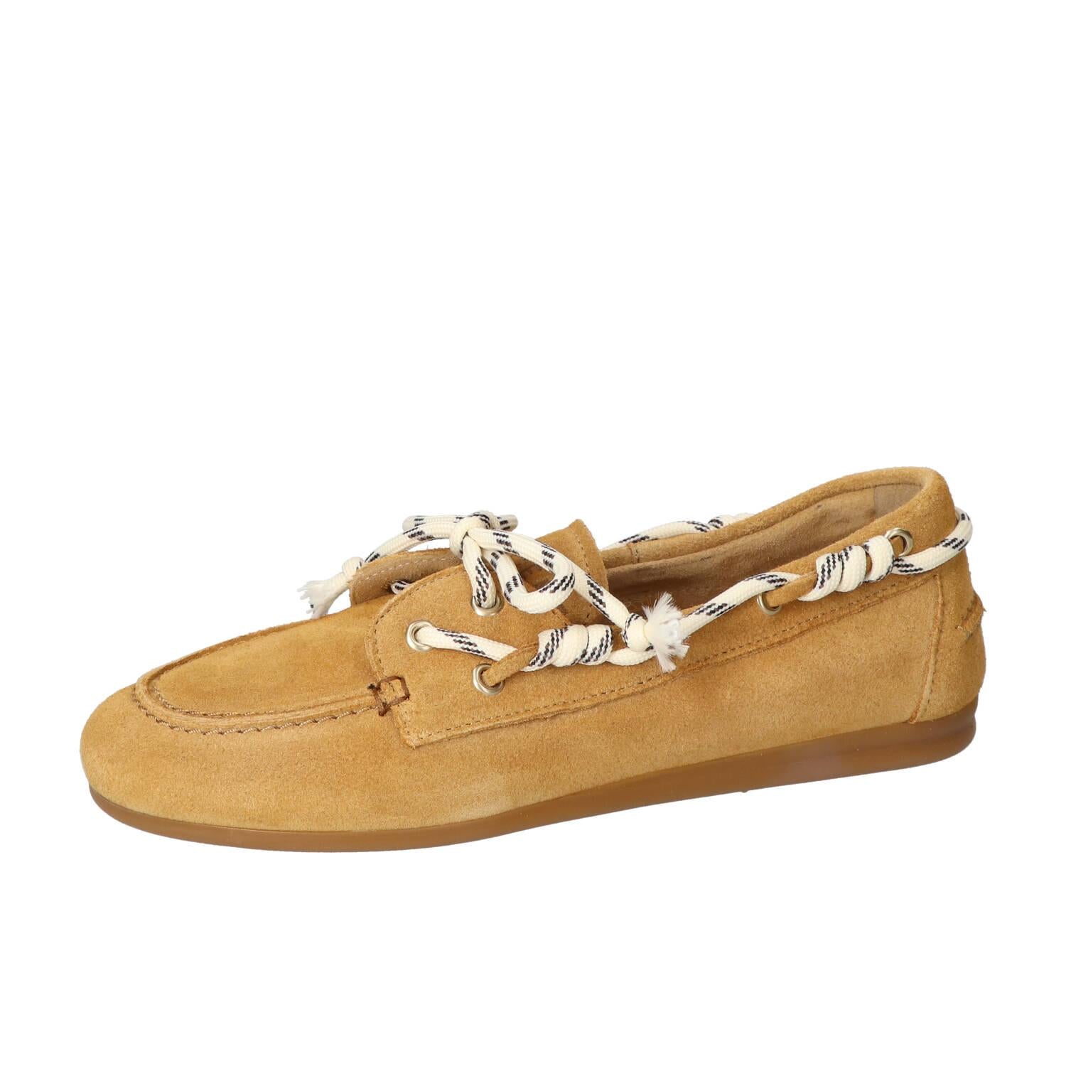 Veterschoenen, Lichtbeige