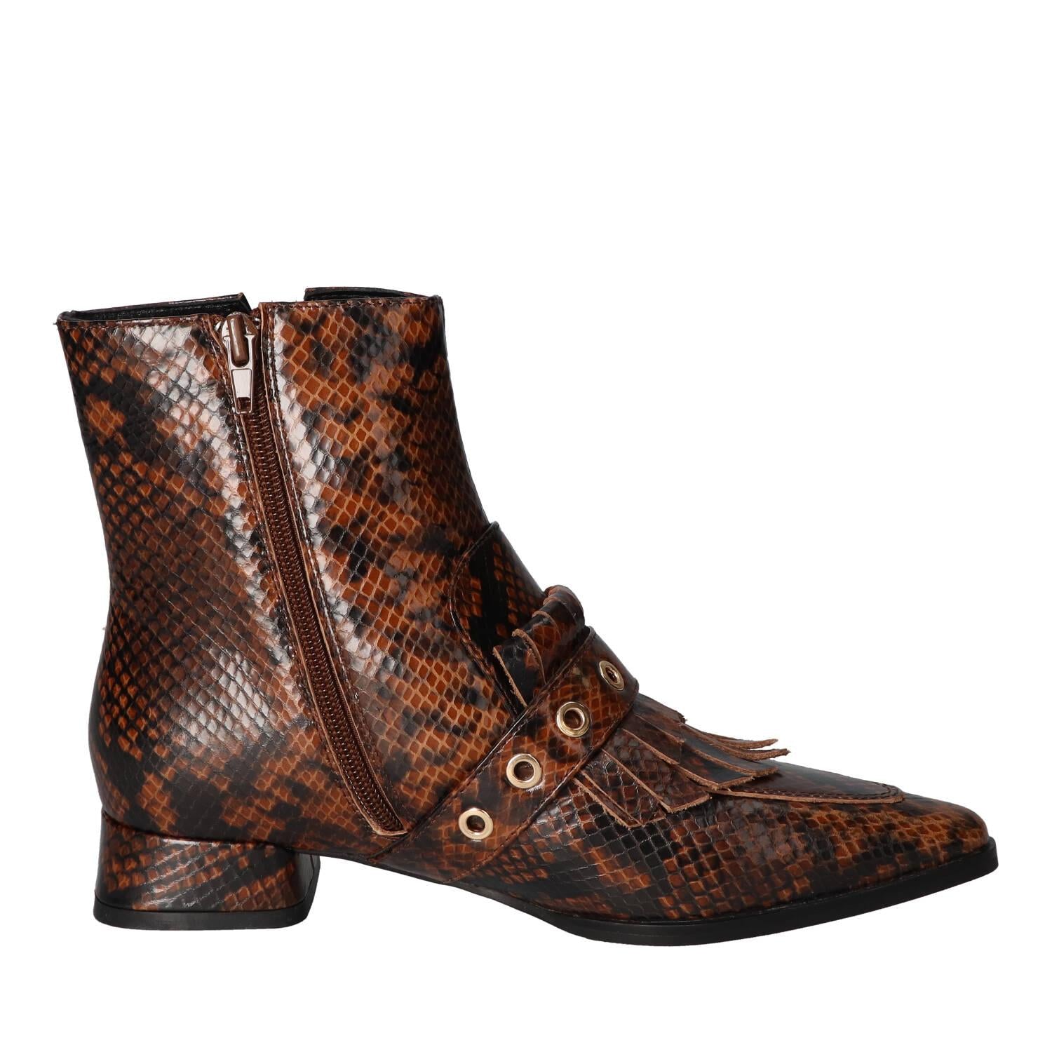 Booties, Donkerbruin