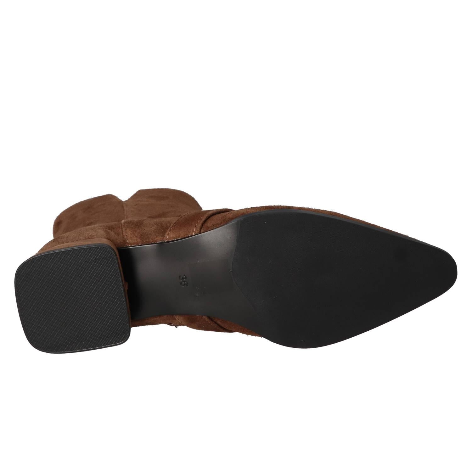 Booties, Cognac