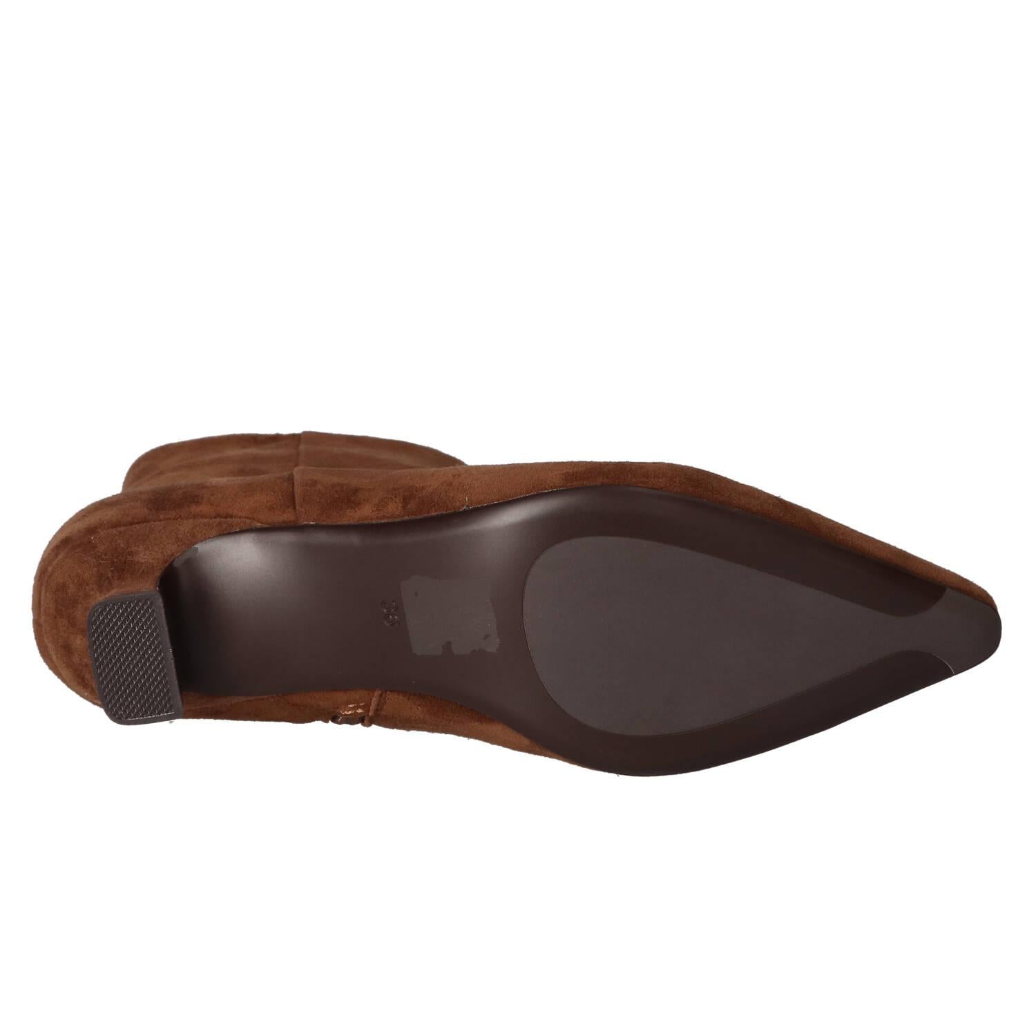 Booties, Cognac