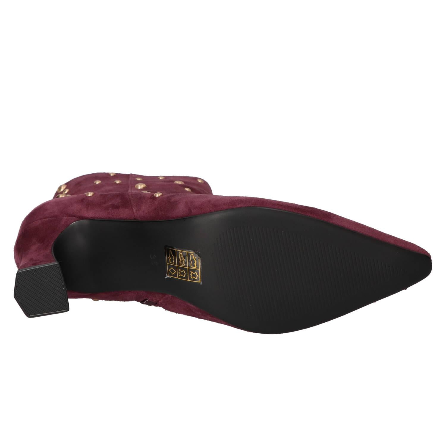 Booties, Bordeaux