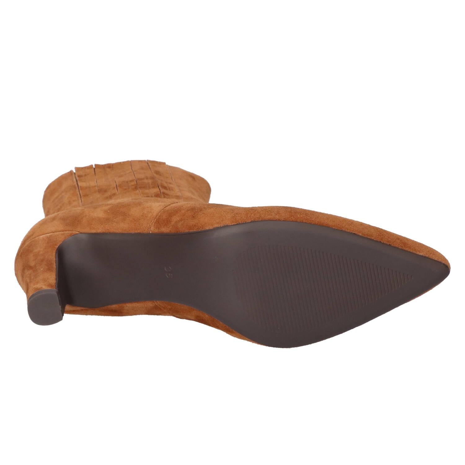Booties, Cognac