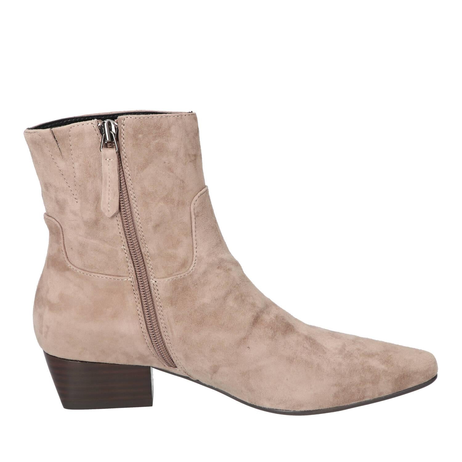 Booties, Lichtbeige