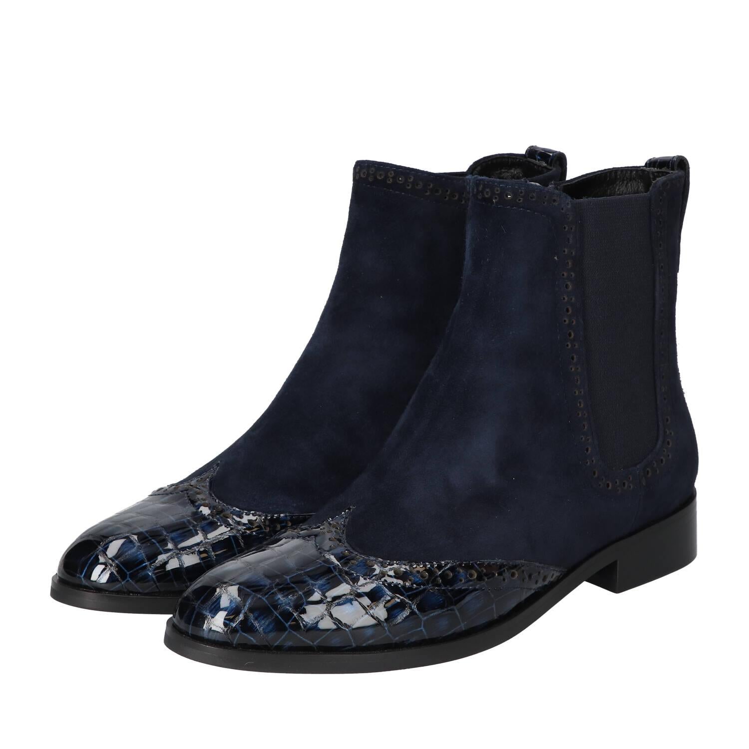 Booties, Blauw