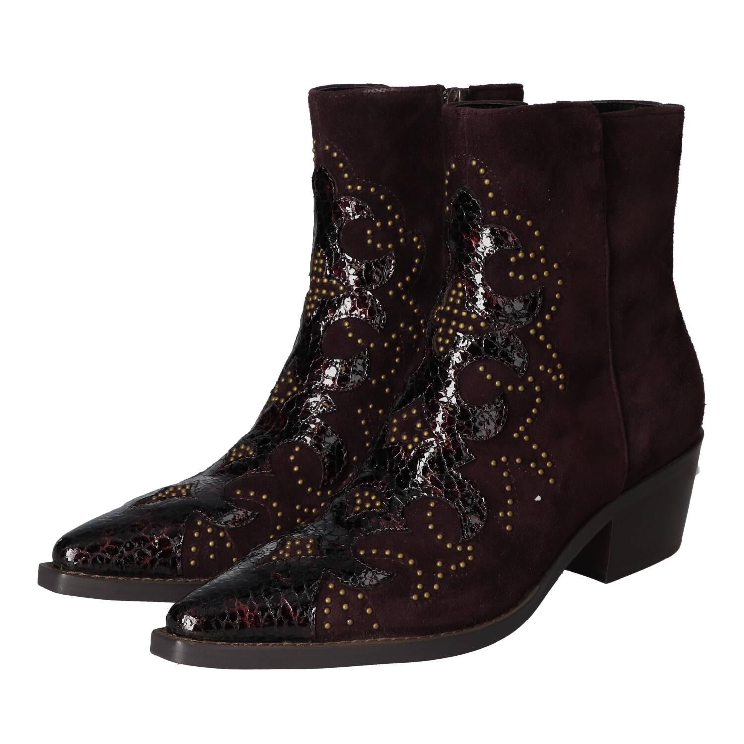 Booties, Donkerbruin