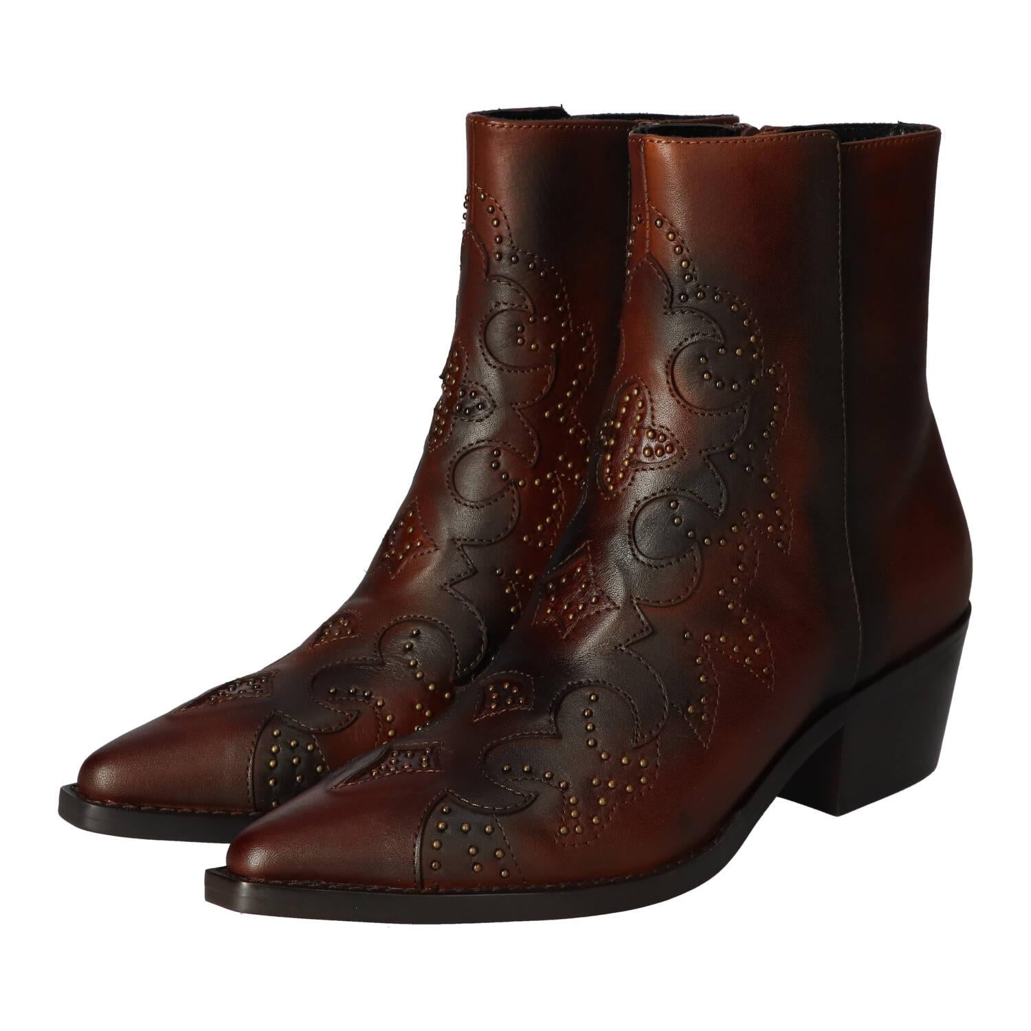Booties, Donkerbruin