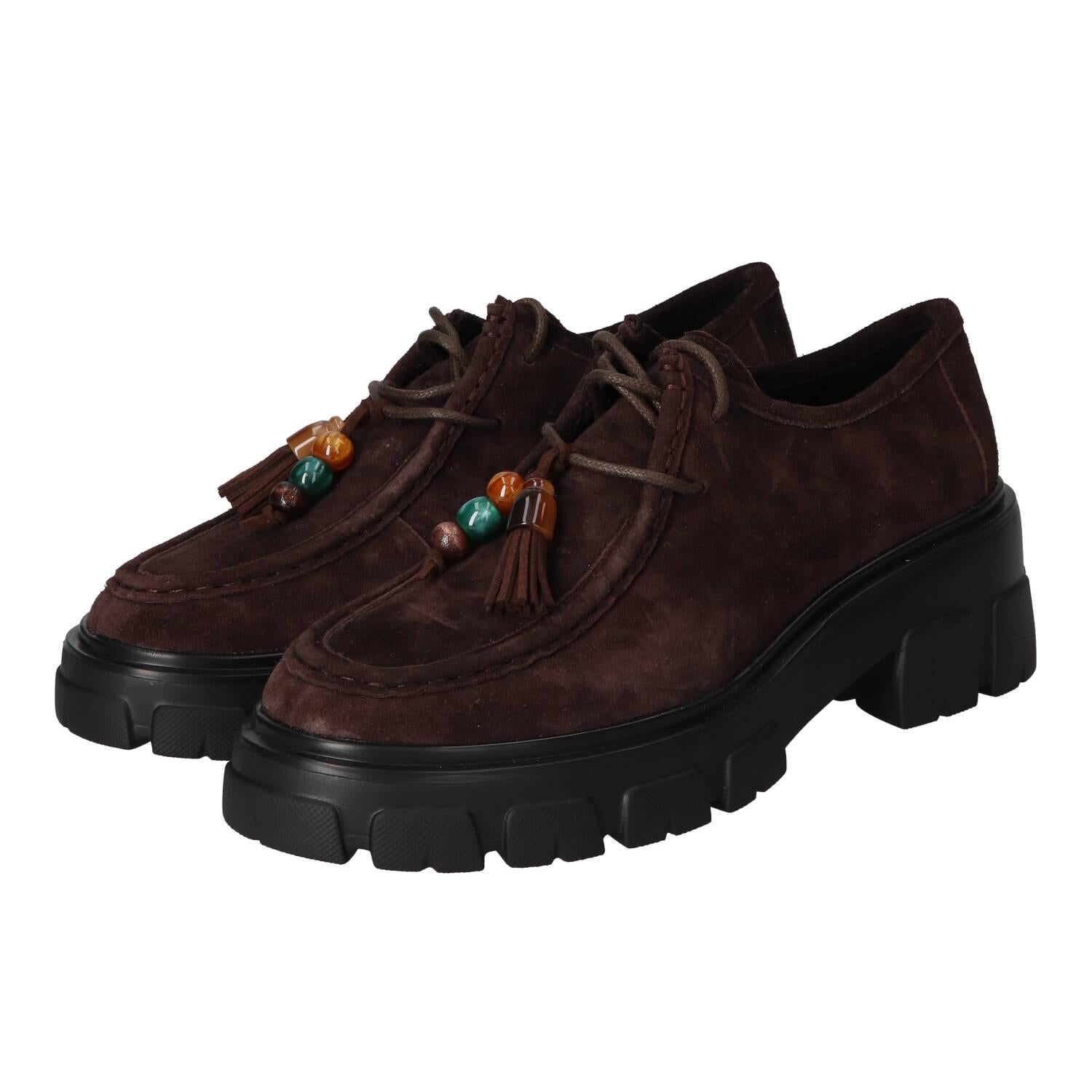 Veterschoenen, Donkerbruin