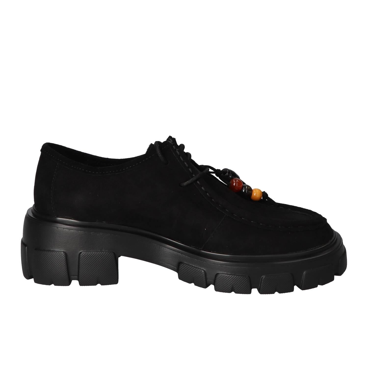 Veterschoenen, Zwart