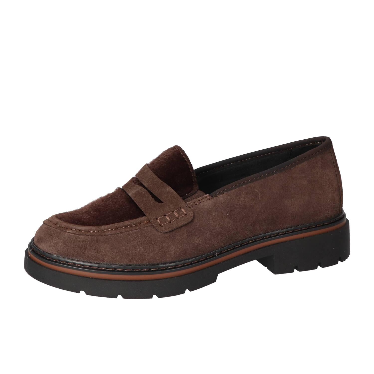 Instapschoenen, Donkerbruin