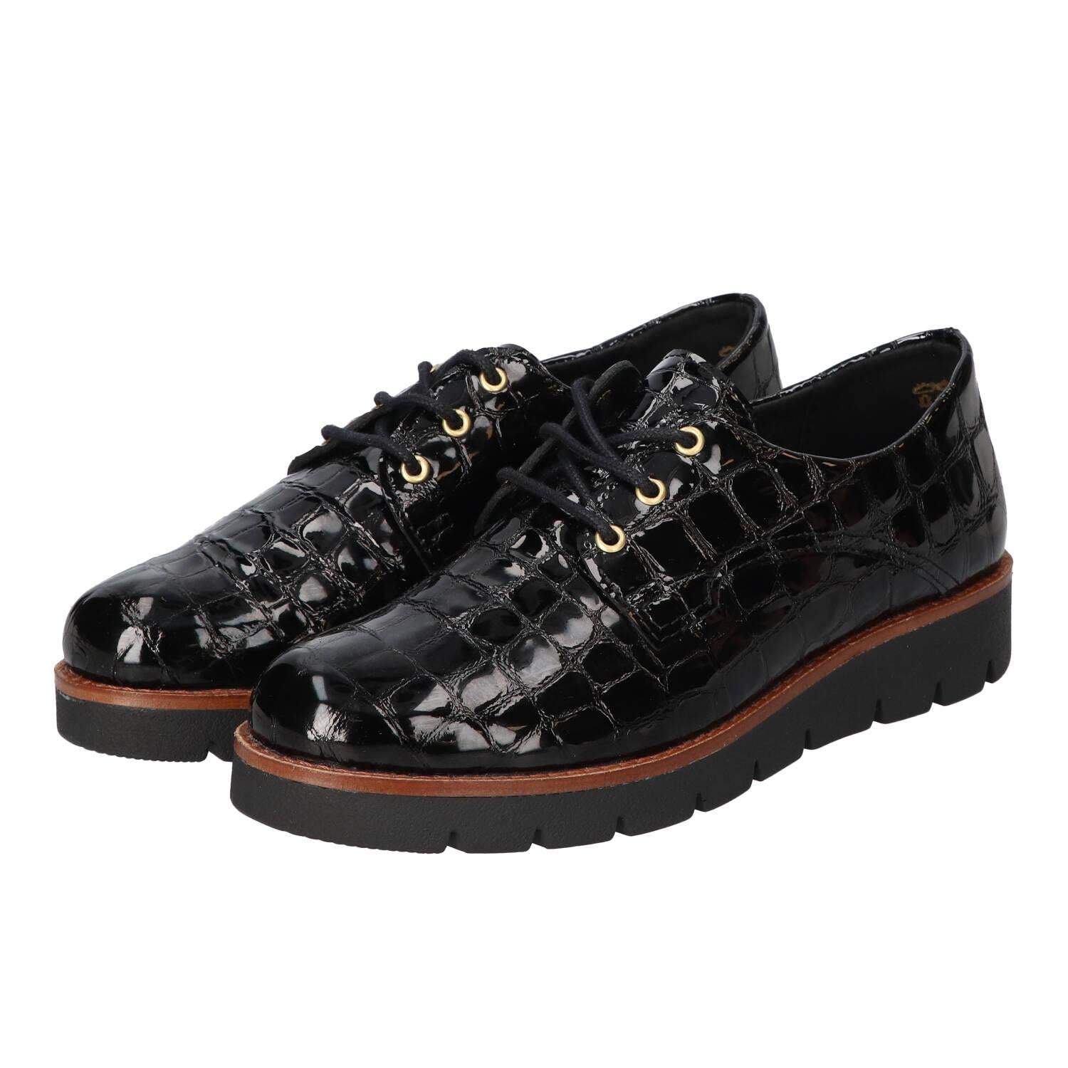 Veterschoenen, Zwart