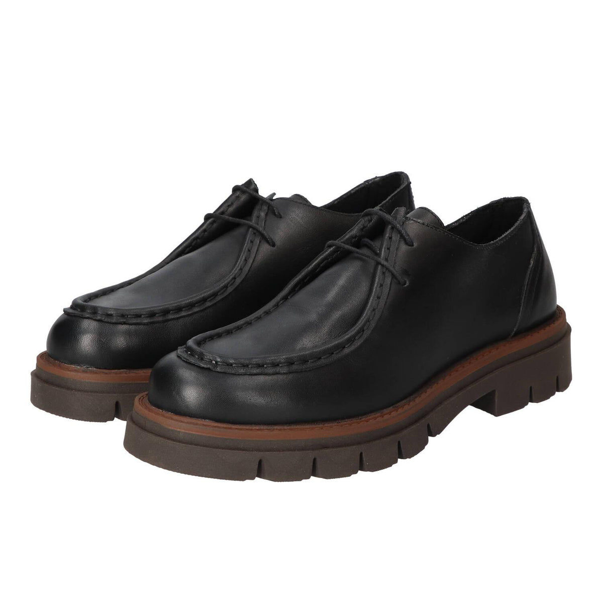 Veterschoenen, Zwart
